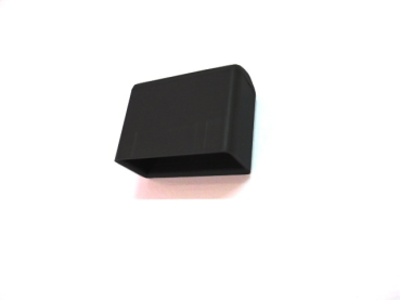 Schalterabdeckung, doppelt,schwarz