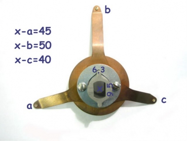 AS-1046-583 Kontaktspinne 3fach