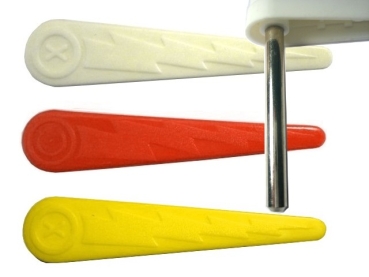 Preview: 3"  Flipperfinger, mit Blitzlogo