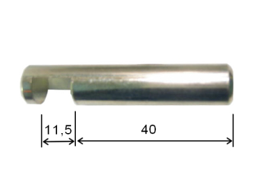 A-3049 Plunger, vernickelt