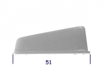 A-9424-W Lane Guide 2" weiß