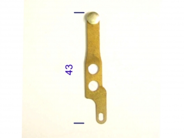 Kontaktlamelle L43/R  0,2 dick