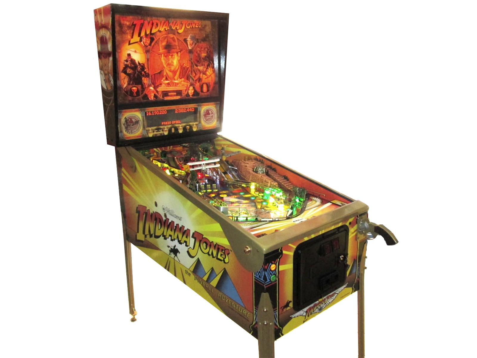Indiana Jones Flipper/Pinball Automat Williams Exclusive Gold – ELARUQ