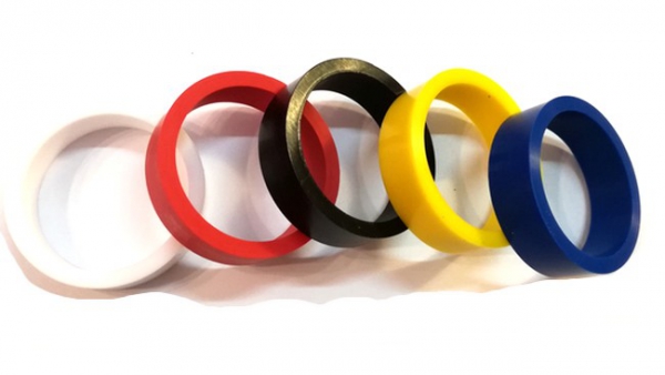 Flipperfingergummi Silicon 1/2'x1-1/2' gelb