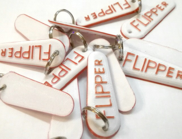 Flipper-Schlüsselanhänger