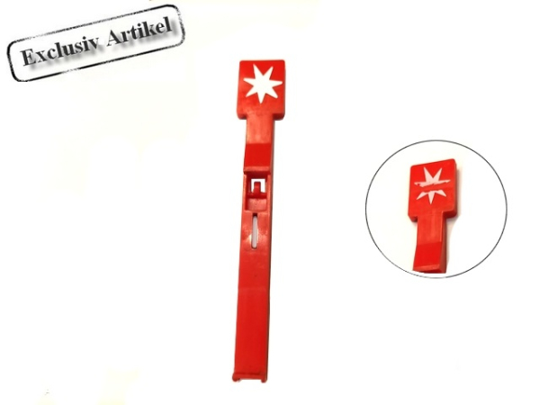 Stern Aufkleber weiß