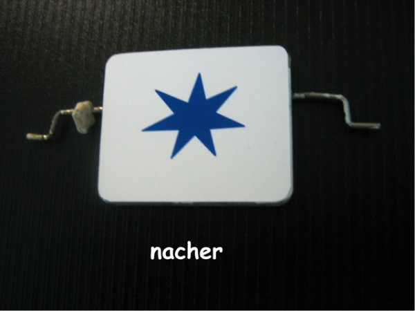 Spinner Aufkleber mit Stern, 2 tlg.