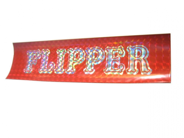 Flipper Aufkleber 19x5cm