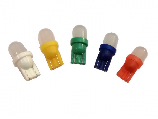 #555 Led Lampe rot, frosted