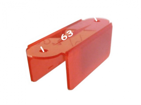 A-9398R Lane Guide 2 1/2" rot