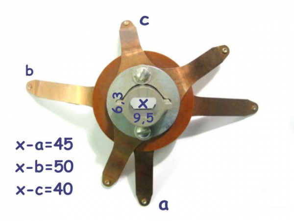 AS-1046-440 Kontaktspinne  6fach