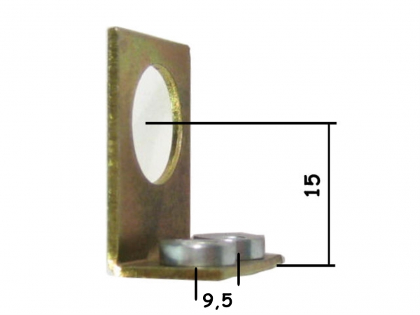 Spulenhaltewinkel mit Muttern