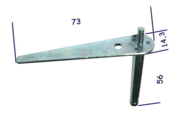 A-7087 Flipper Shaft & Shoe