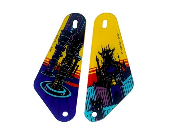 BLACK KNIGHT 2000 (Williams) Slingshot Plastics