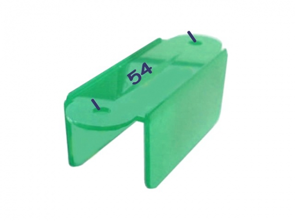 A-9396G Lane Guide 2 1/8" gruen