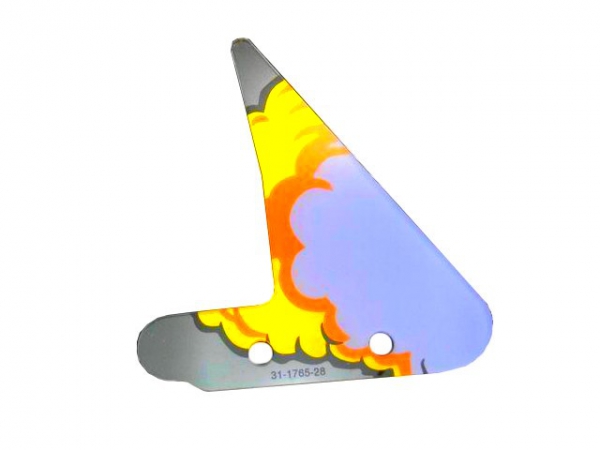 Twilight Zone Rocket Plastic 31-1765-28