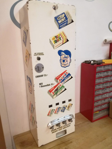 Kaugummiautomat 'Bazooka', gebraucht