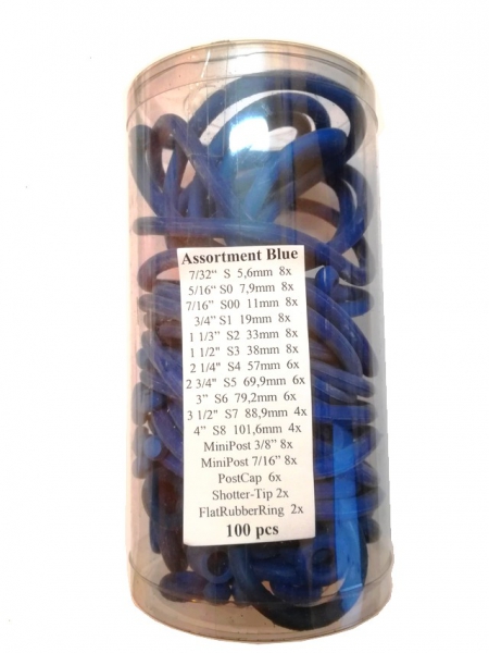 100teiliges Flippergummi Set