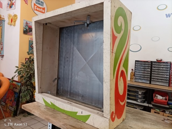 Gottlieb Backbox Leergehäuse, gebraucht