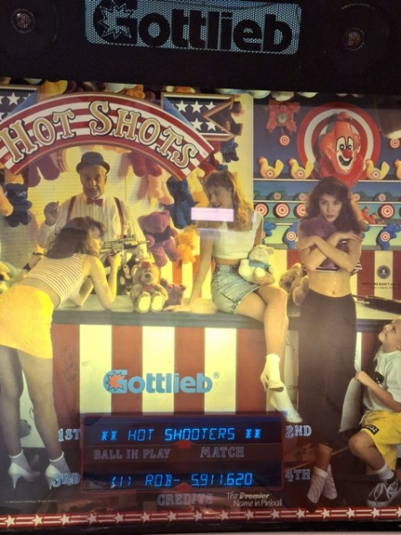 'Hot Shots' Flipperautomat, gebraucht