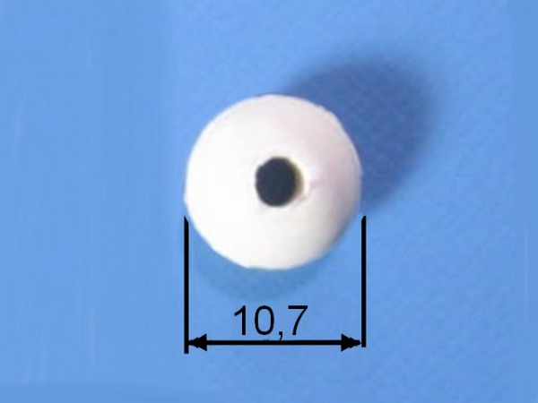 27/64" MiniPost, weiß