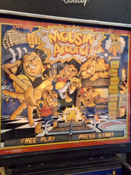 'MOUSIN AROUND' Flipperautomat, gebraucht