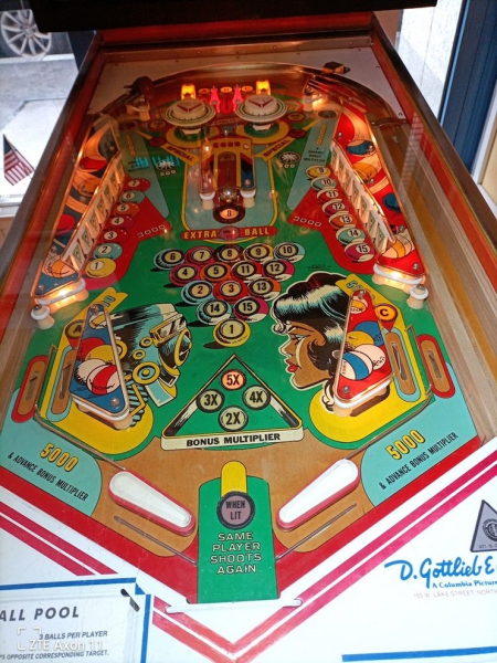 Pinball Pool playfield