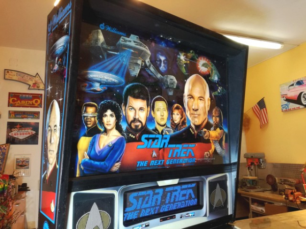 'Star Trek: The Next Generation' Flipperautomat, gebraucht
