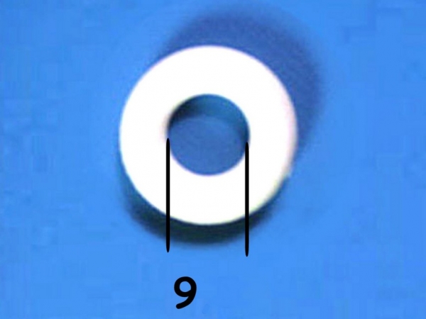 3/8" weiß, USA