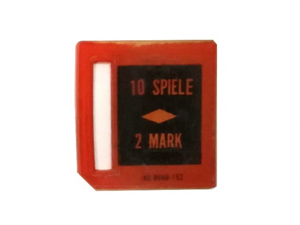 Williams Münzeinwurf Schild '10 Spiele'-gebraucht