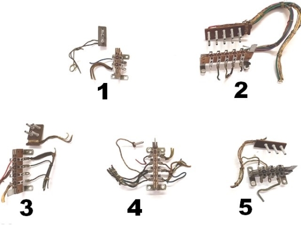 Stecker u. Buchse für EM Flipper 6pol, gebraucht (nr5)
