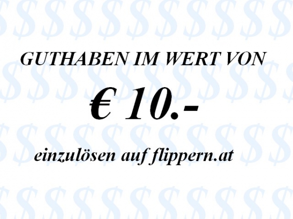 E-Mail Geschenkguthaben, € 10.-Warenwert